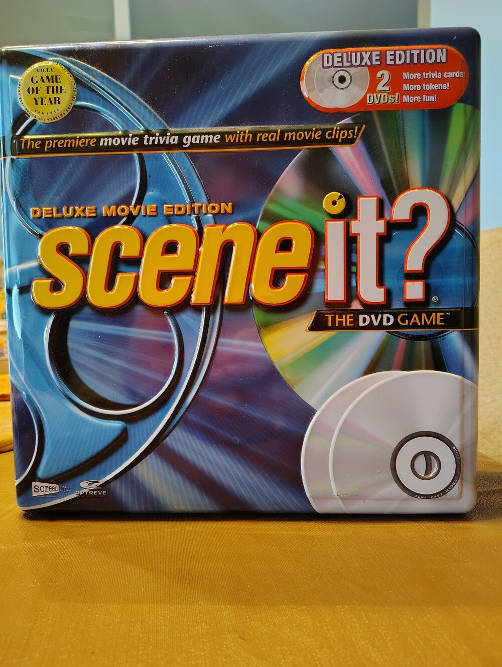 Scene it? Deluxe Movie Edition DVD Game in Tin